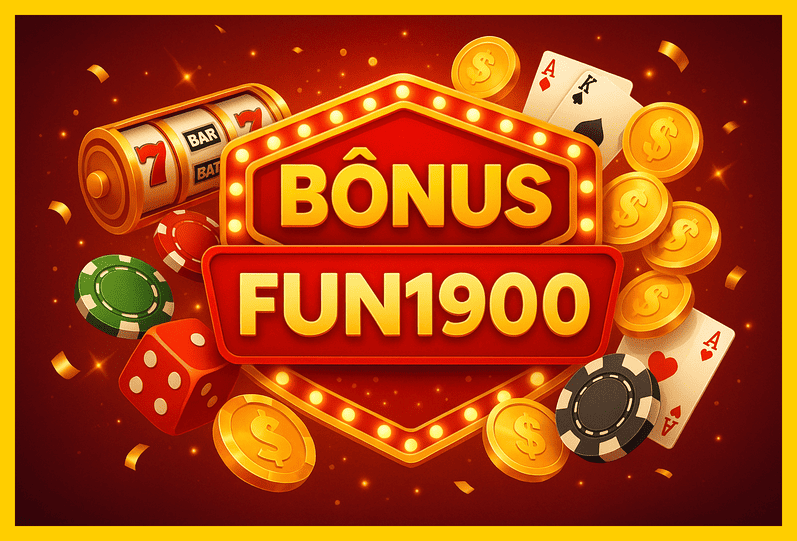 O bônus promocional FUN1900 é uma ótima maneira de começar sua aventura